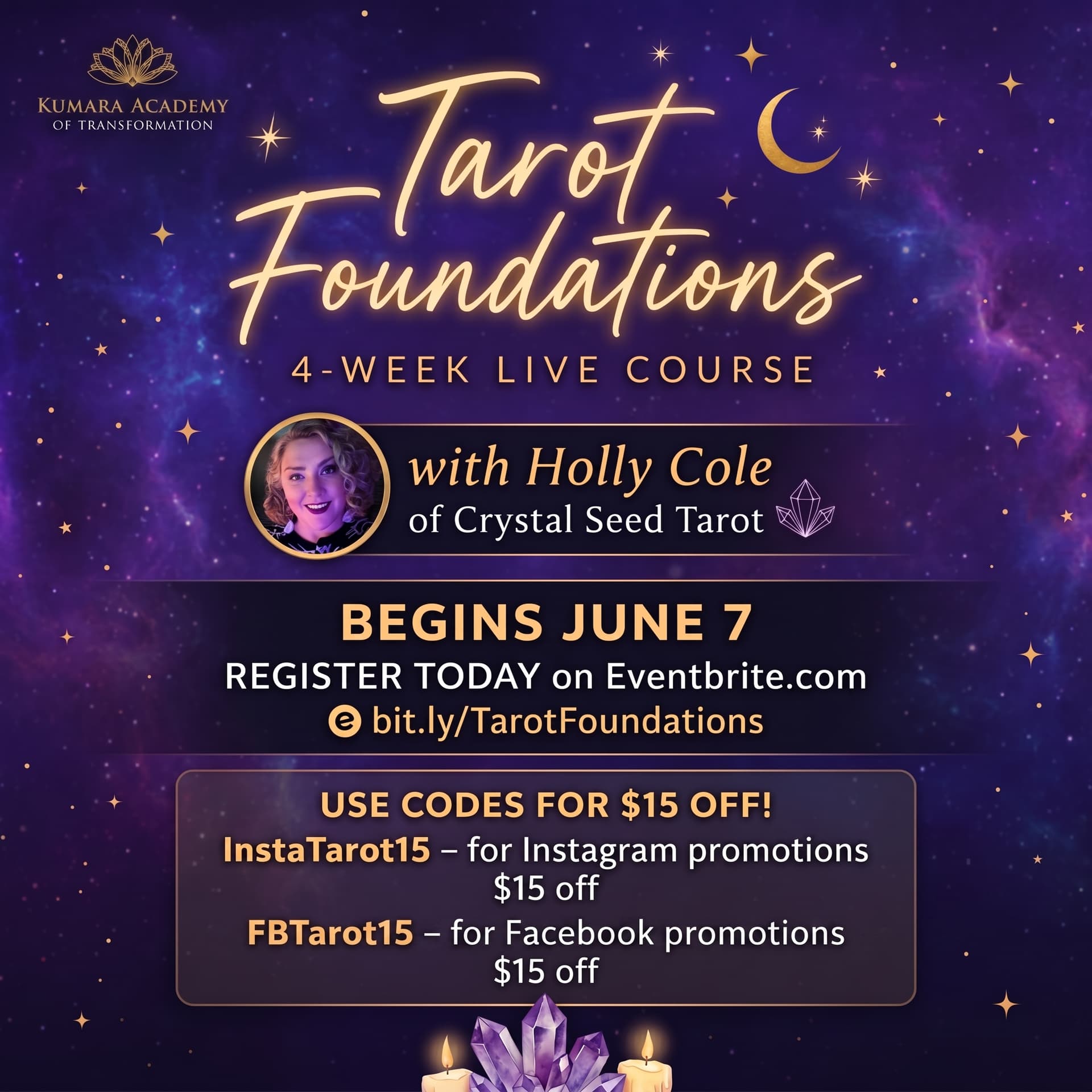 Tarot Foundations: 4-Week Beginner to Intermediate Course