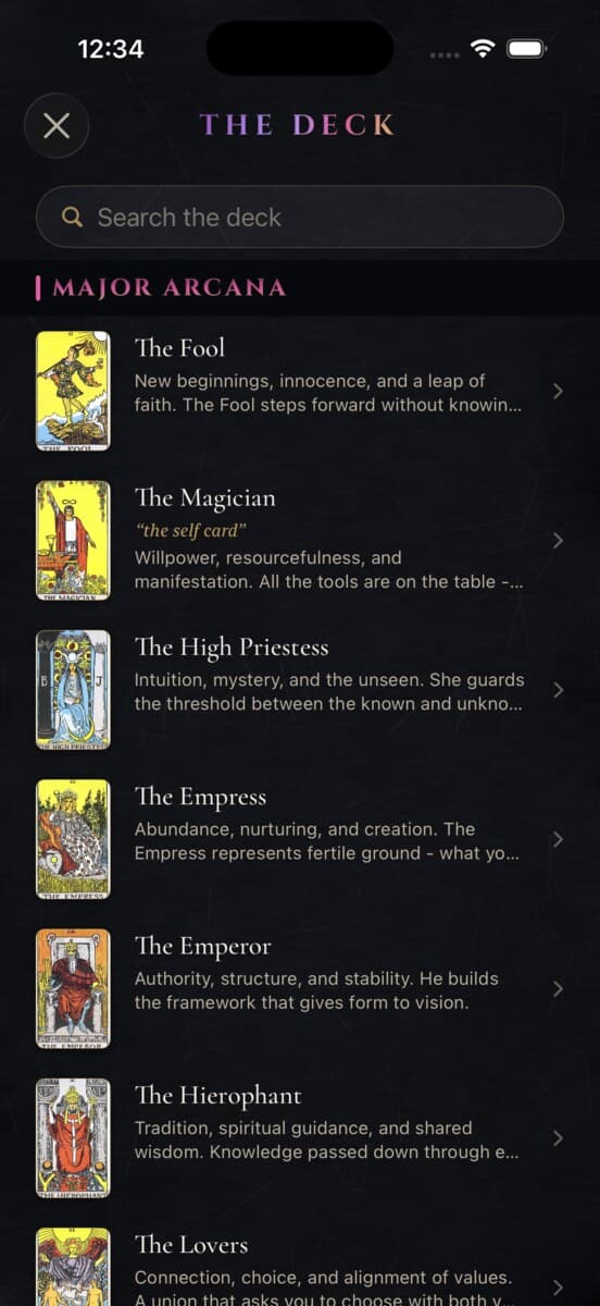 The Tarotdoxa library
